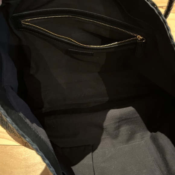 Quince Italian Leather Handwoven Tote - Picture 4 of 6